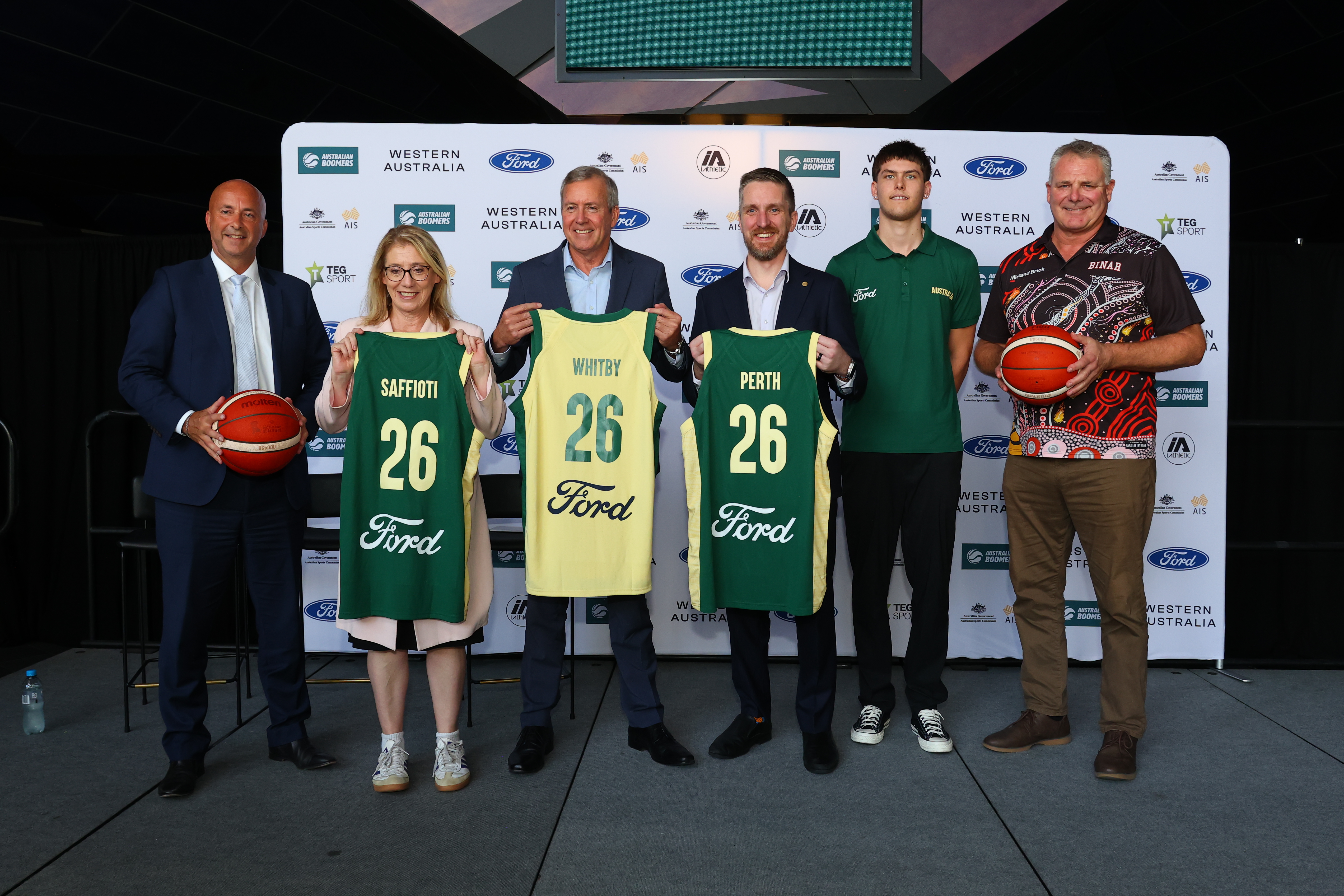 Boomers inbound for Perth for a FIBA World Cup qualifying double