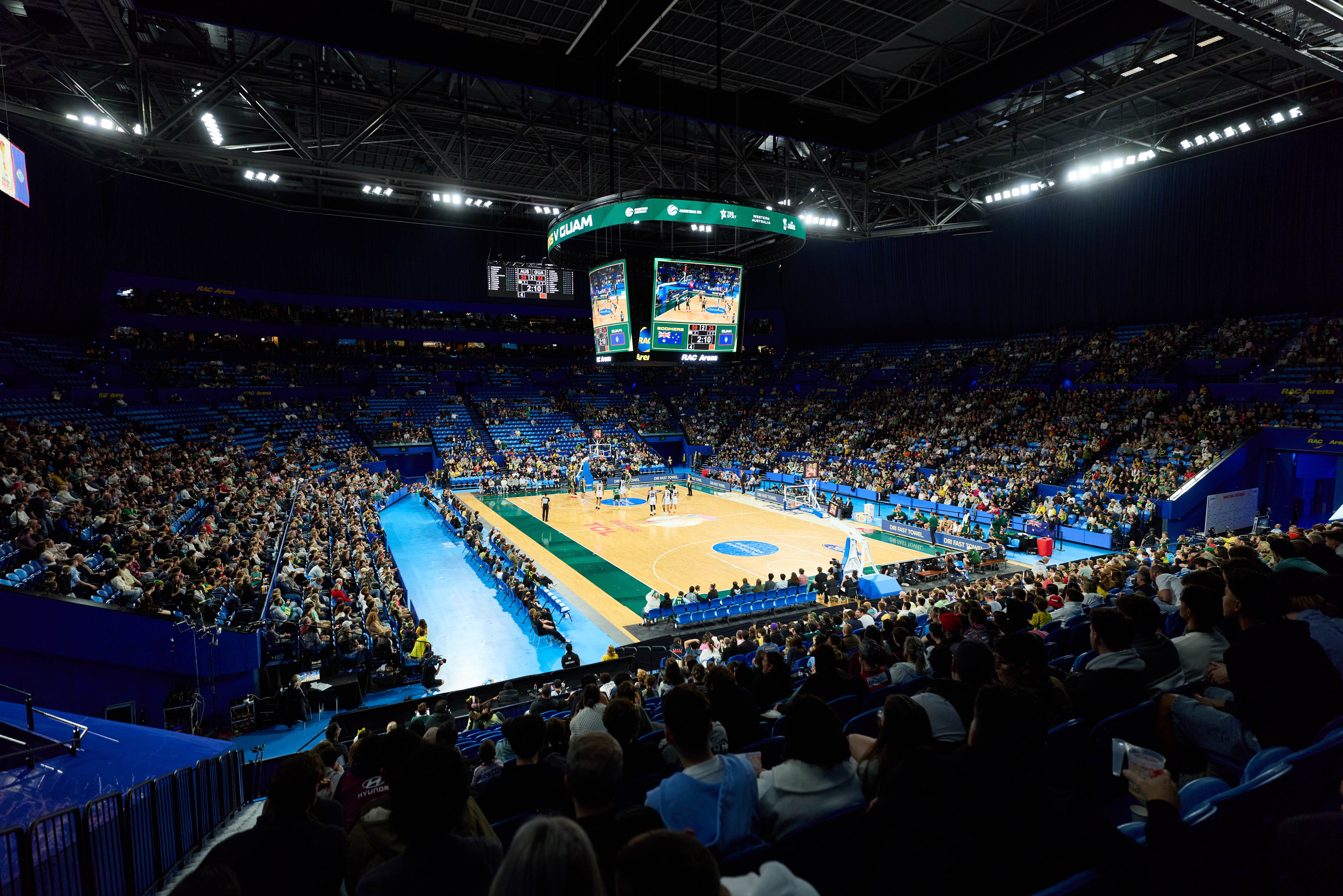 Virtual Rac Arena What's On: Boomers vs Philippines at RAC Arena